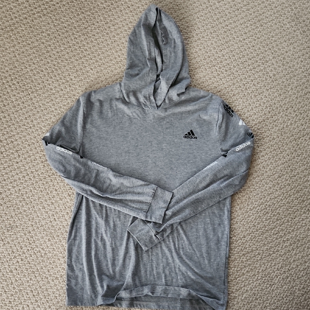 Adidas kids Gray Hoodie Shirt